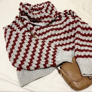 Warm cowl neck sweater